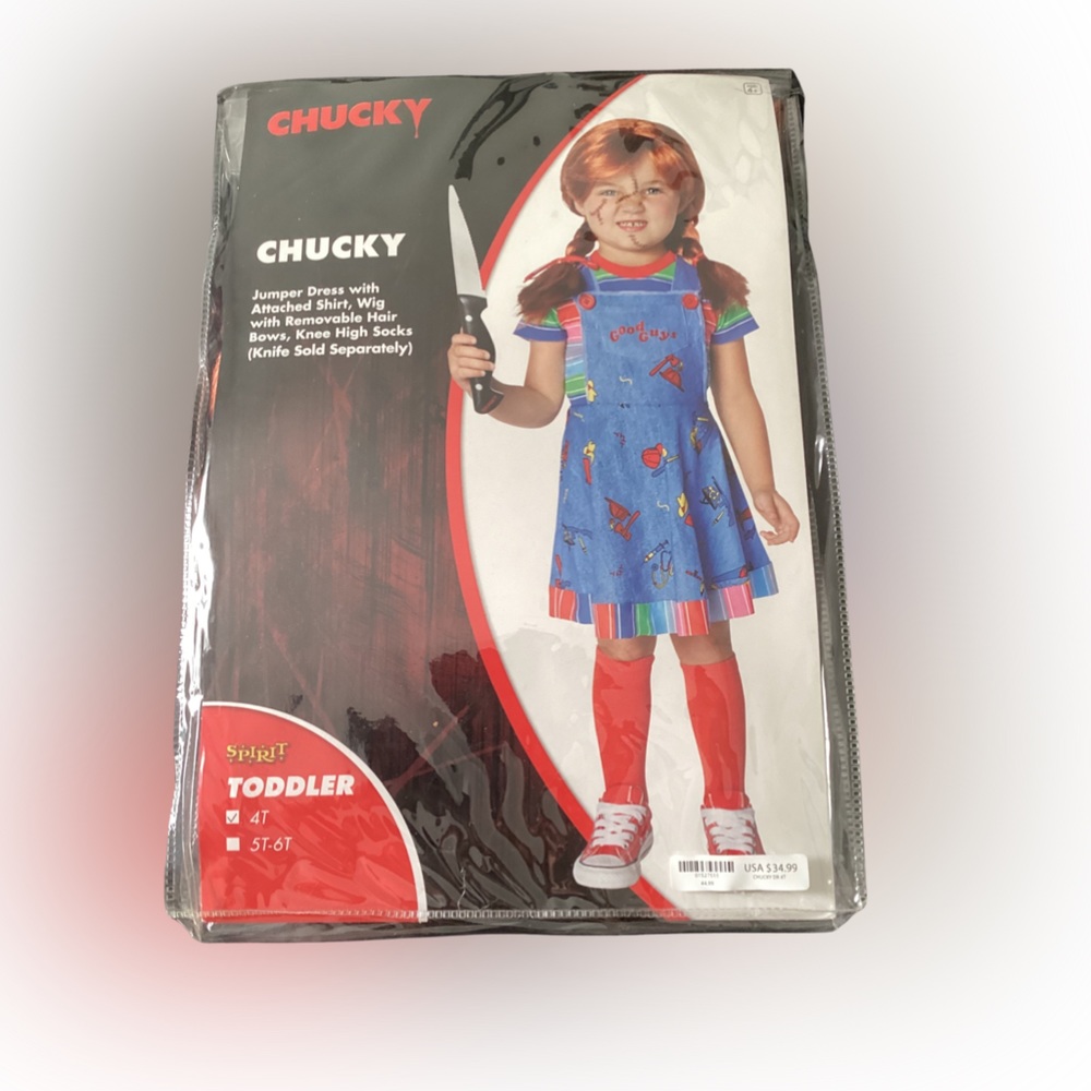 Girls Chucky Costume